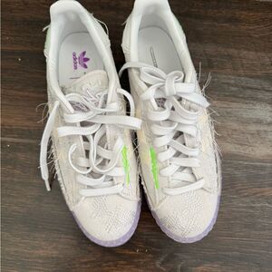 Youth of Paris x adidas Campus 80s "Crystal White" sz 8 NWOT